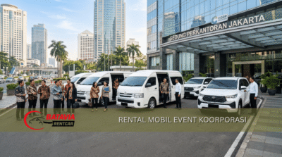 Sewa mobil Jakarta untuk outing gathering dan event korporasi dengan armada Hiace dan Innova
